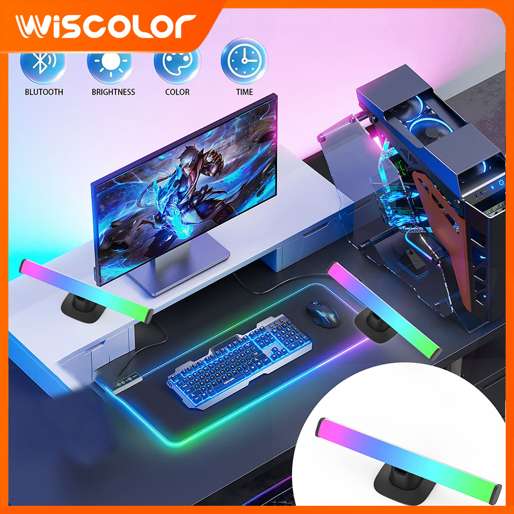 RGB LED-Lichtleiste mit Blueto – Desk Setup With Tv Bewertung und Preis