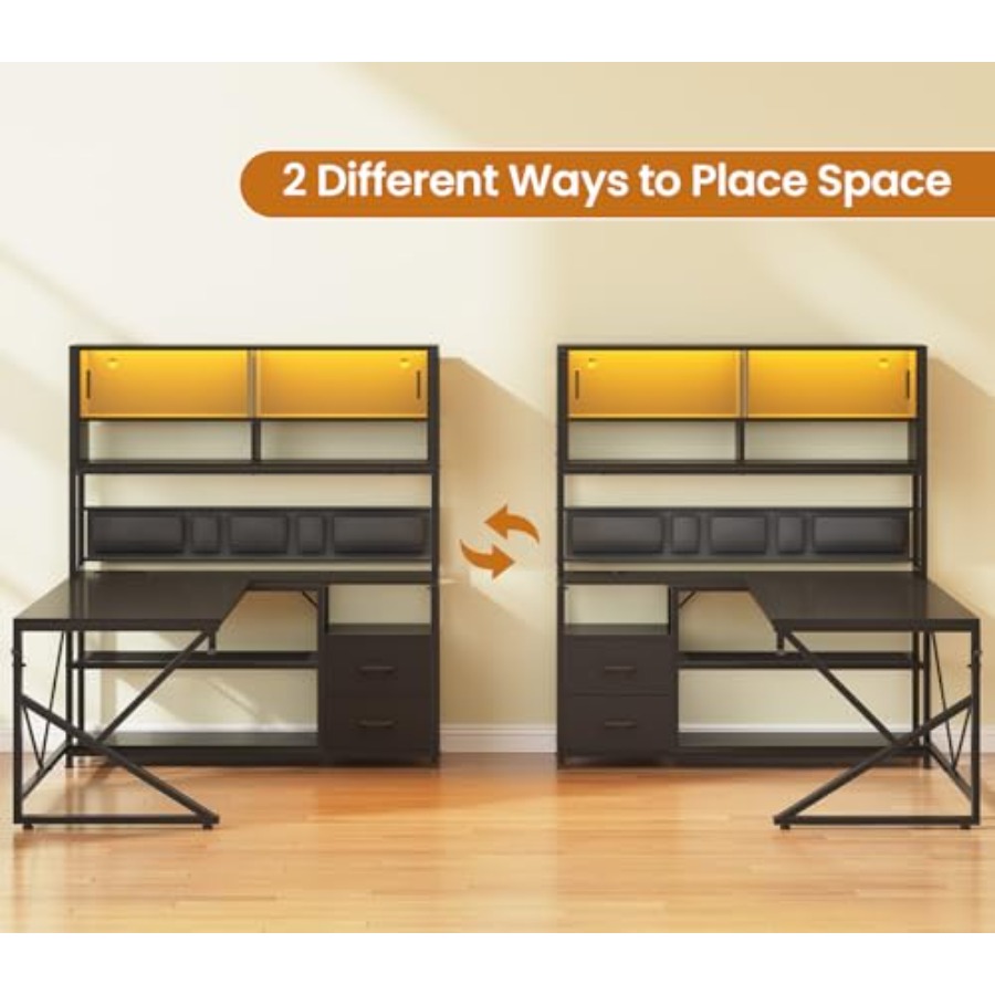L-förmiger Gaming-Schreibtisch – Desk Setup L Shaped Bewertung und Preis