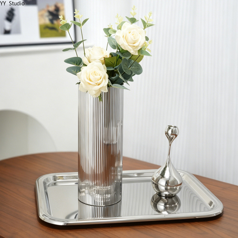 Luxuriöse Edelstahl-Vase Nordi – Desk Setup Minimalist Bewertung und Preis
