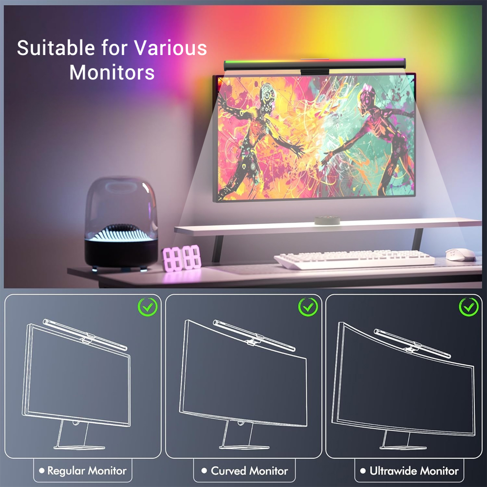 WLAN-Lichtleiste Monitor-Licht – Setup Desk Monitor Bewertung und Preis
