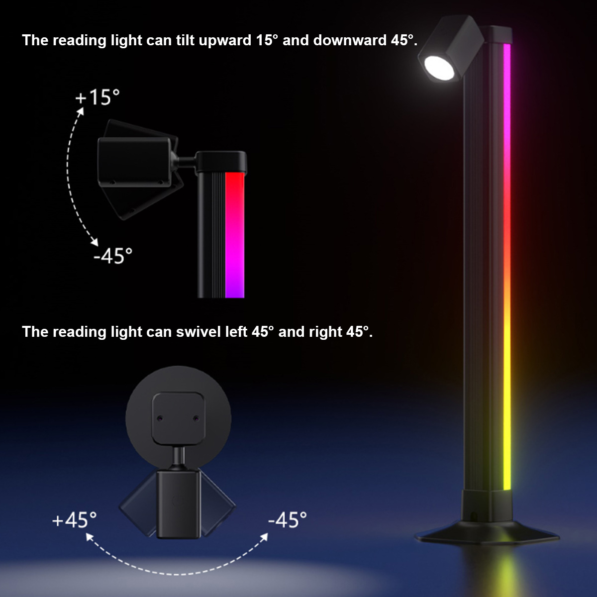 Smarte LED-Lichtleiste RGB mit – Desk Setup With Tv Bewertung und Preis